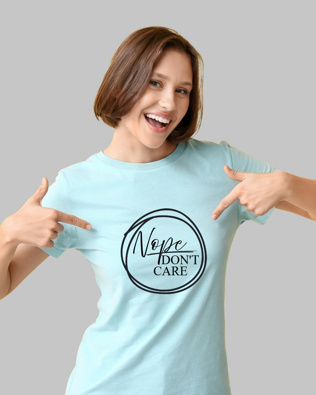 NOPE Series T-Shirt - Don't Care
